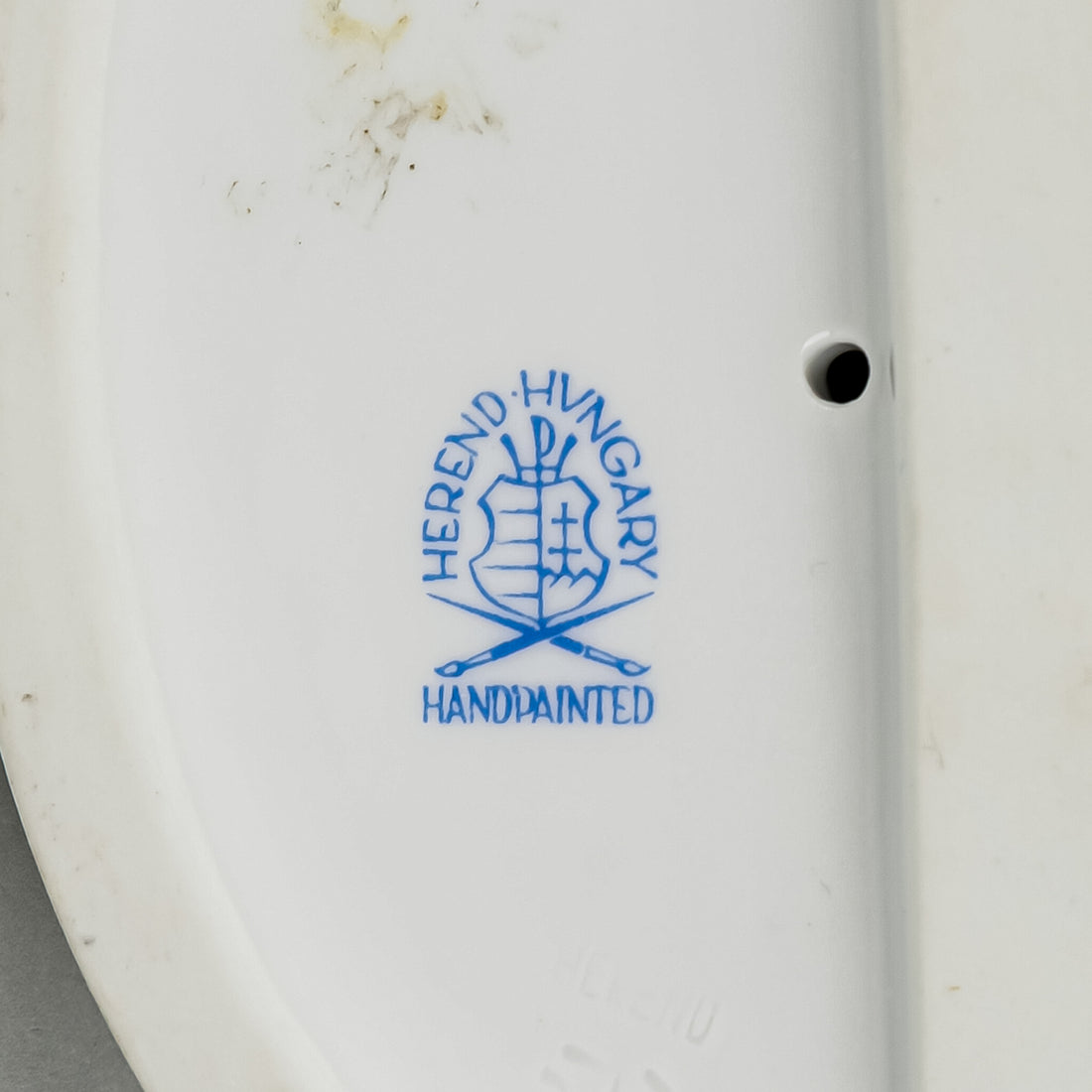 HEREND Figurine Small Boy Riding a Goose 5515