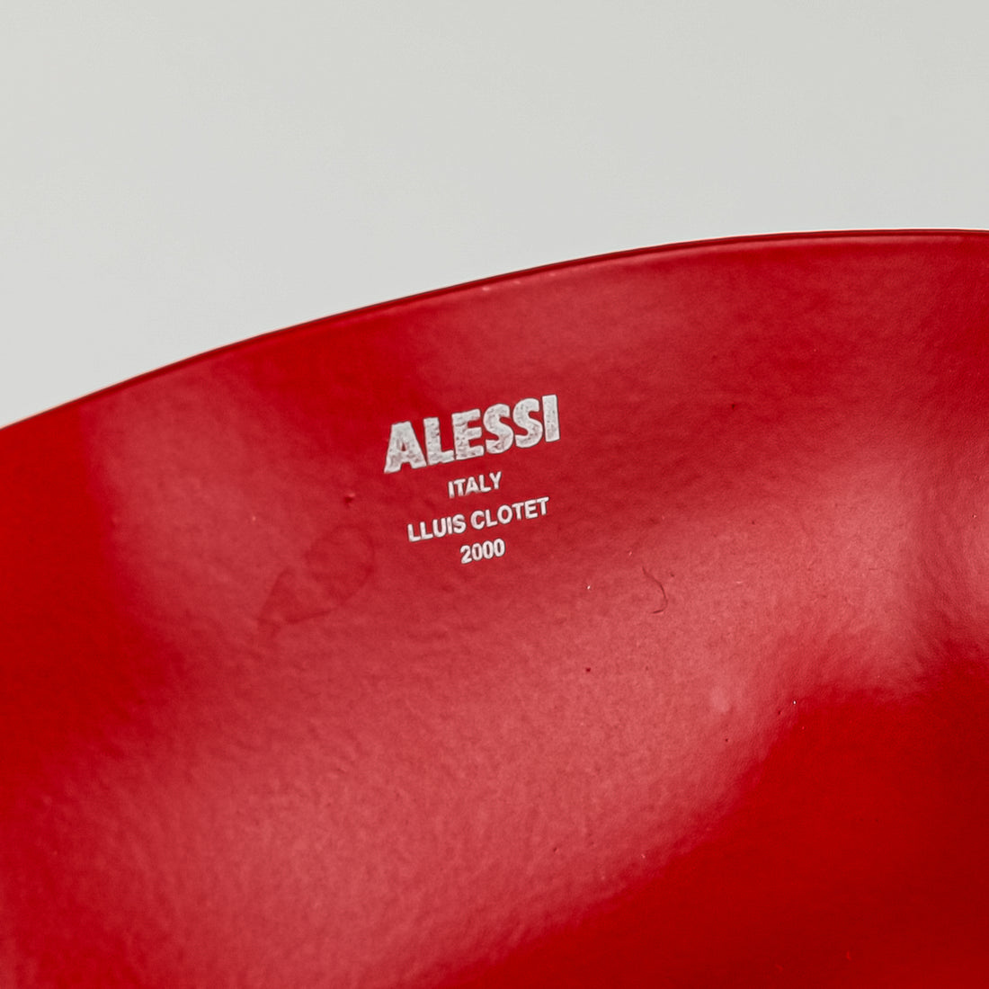 ALESSI Lluis Clotet SARRIA Red Bowl