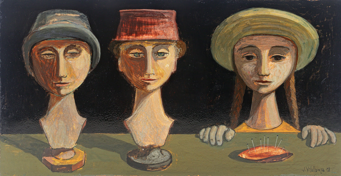 Jesus Carlos De Vilallonga (Spanish 1927-2018) "Hats"