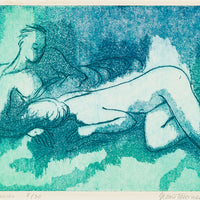 Jean Townsend (Canadian 1921-2006) "Two Figures"