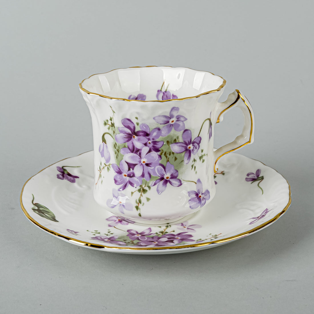 HAMMERSLEY Victorian Violets Tea And Coffee Dessert Set 31 Pieces