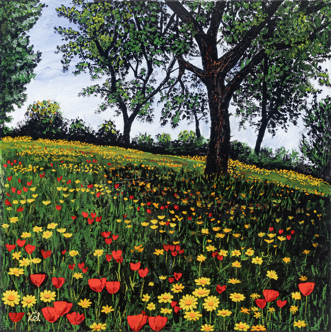 Victor Stampatori (Canadian 1939) "Field Of Dreams"
