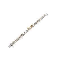 MICHAEL DAWKINS Sterling Two Strand Citrine Bracelet