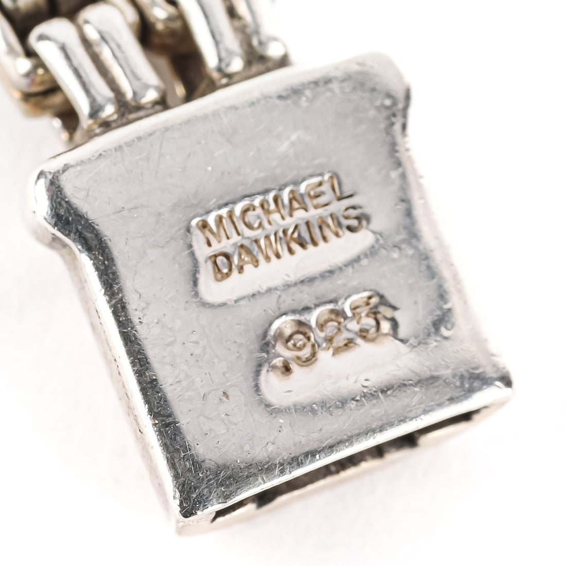 MICHAEL DAWKINS Sterling Two Strand Citrine Bracelet