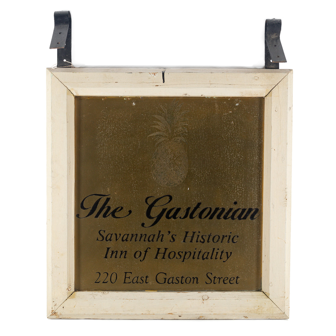 Vintage 2-Sided Signage - The Gastonian, Savannah Georgia