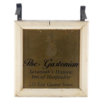 Vintage 2-Sided Signage - The Gastonian, Savannah Georgia