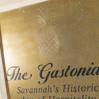 Vintage 2-Sided Signage - The Gastonian, Savannah Georgia