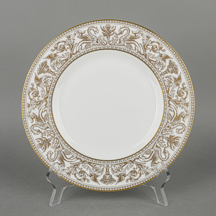 WEDGWOOD Florentine Gold W4219 Luncheon Plates Set of 5