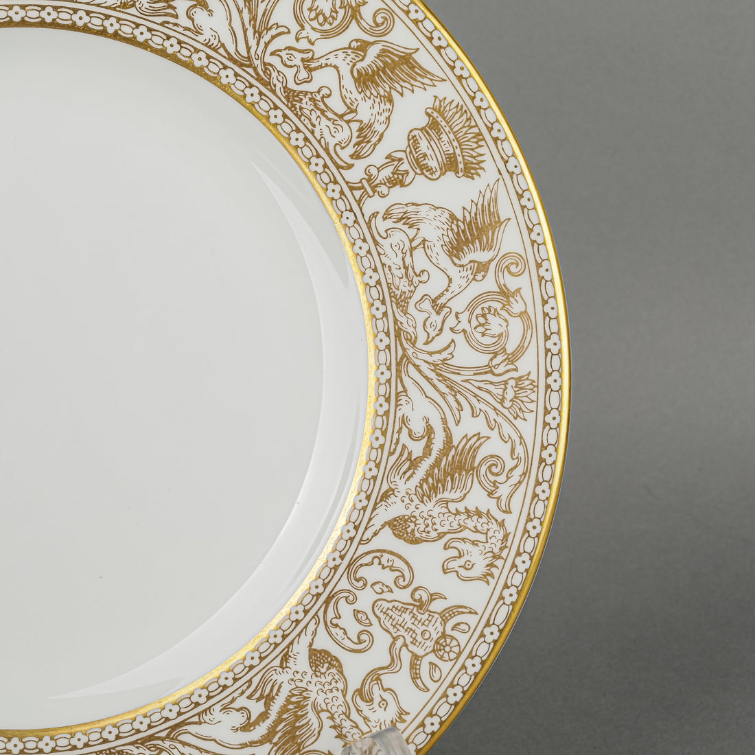 WEDGWOOD Florentine Gold W4219 Salad/Dessert Plates Set of 6