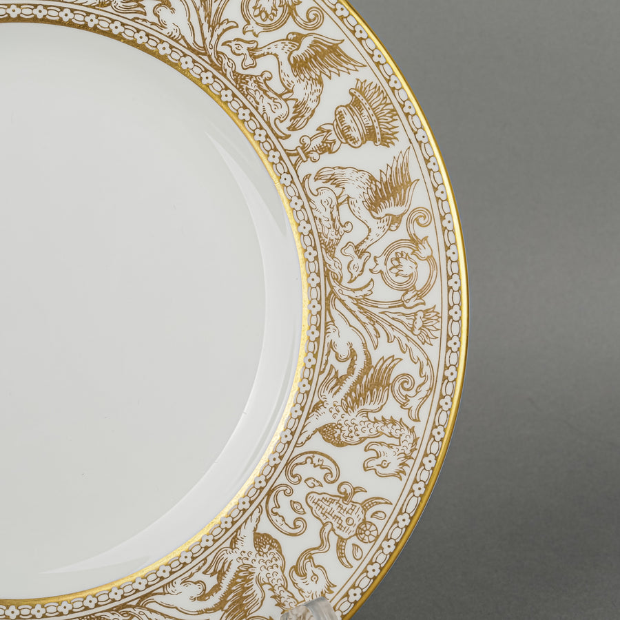 WEDGWOOD Florentine Gold W4219 Salad/Dessert Plates Set of 6