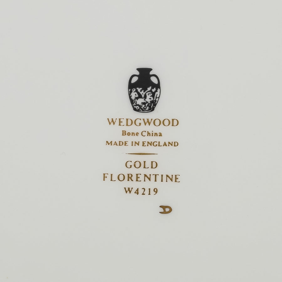 WEDGWOOD Florentine Gold W4219 Salad/Dessert Plates Set of 6