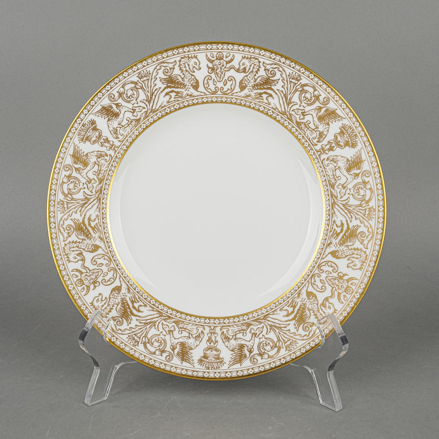 WEDGWOOD Florentine Gold W4219 Salad/Dessert Plates Set of 4