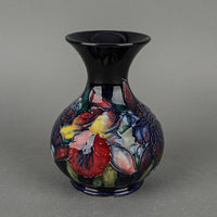 MOORCROFT Orchid Blue Ground Vase