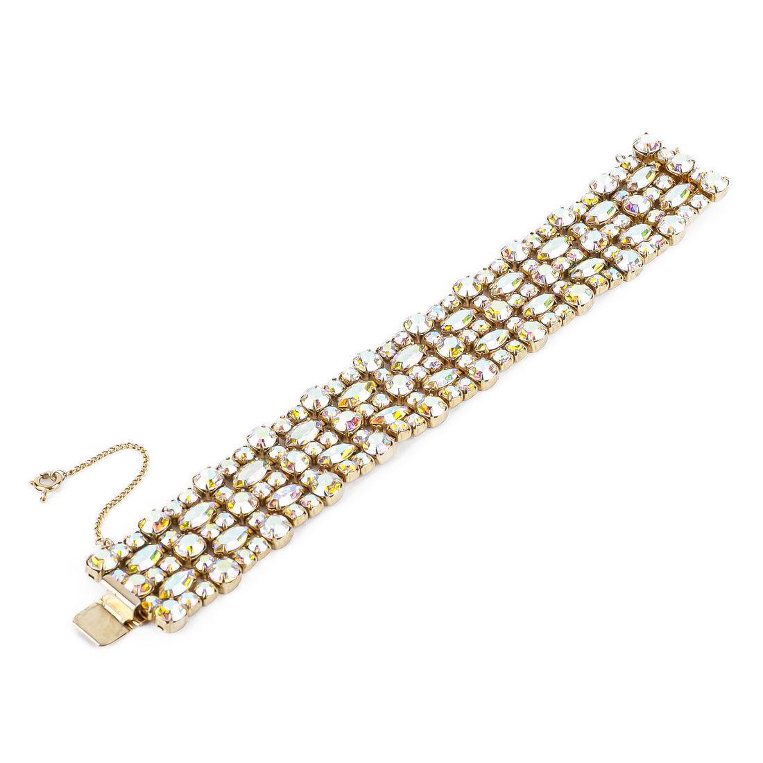SHERMAN Five Row Bracelet - Aurora Borealis