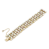 SHERMAN Five Row Bracelet - Aurora Borealis