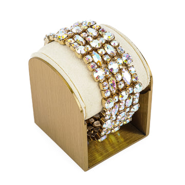 SHERMAN Five Row Bracelet - Aurora Borealis