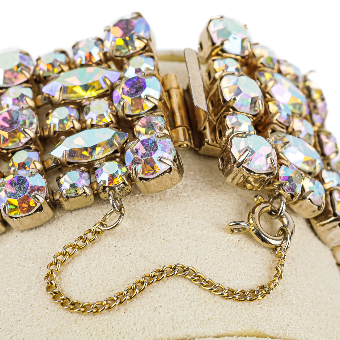SHERMAN Five Row Bracelet - Aurora Borealis