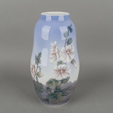 ROYAL COPENHAGEN Hollyhock Flower Vase 2549/1148