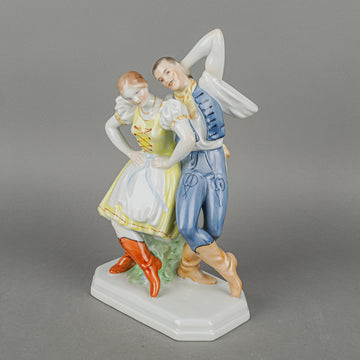 HEREND Figurine Csardas Couple Dancing