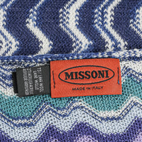 MISSONI Chevron Scarf - Blue Green Purple