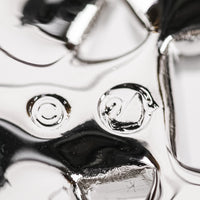 SWAROVSKI Silver Tone Black Grey Crystal Pearl Brooch