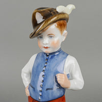 HEREND Figurine Boy In Big Boots 5916