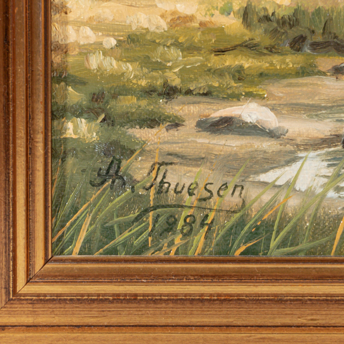 Aksel Thuesen (Danish 1920)        Flying Mallards