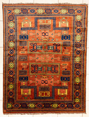 Wool Caucasian Style Rug               60"x73"