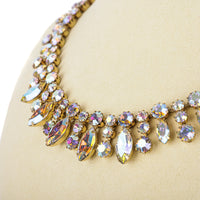 SHERMAN Necklace & Clips Set - Aurora Borealis