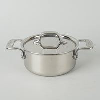 ALL CLAD Stainless Steel Mini Covered Dutch Oven 0.5QT