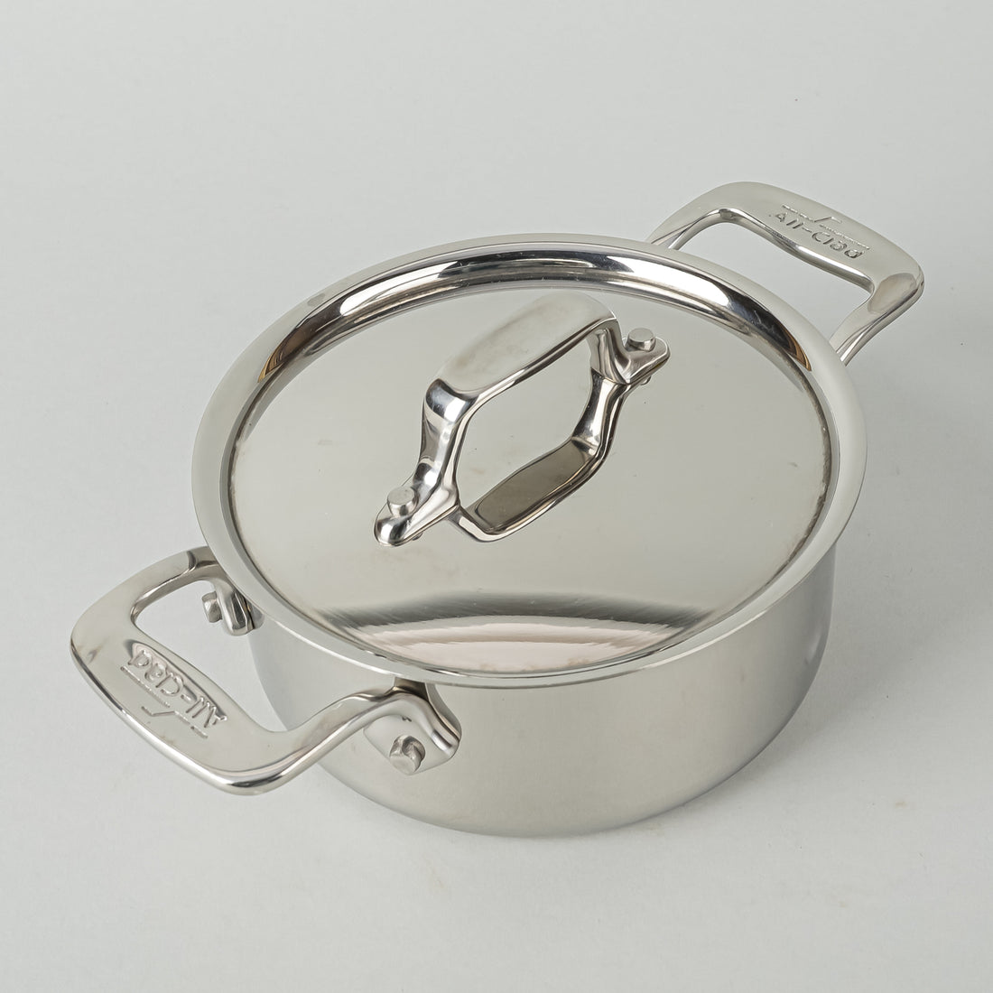 ALL CLAD Stainless Steel Mini Covered Dutch Oven 0.5QT