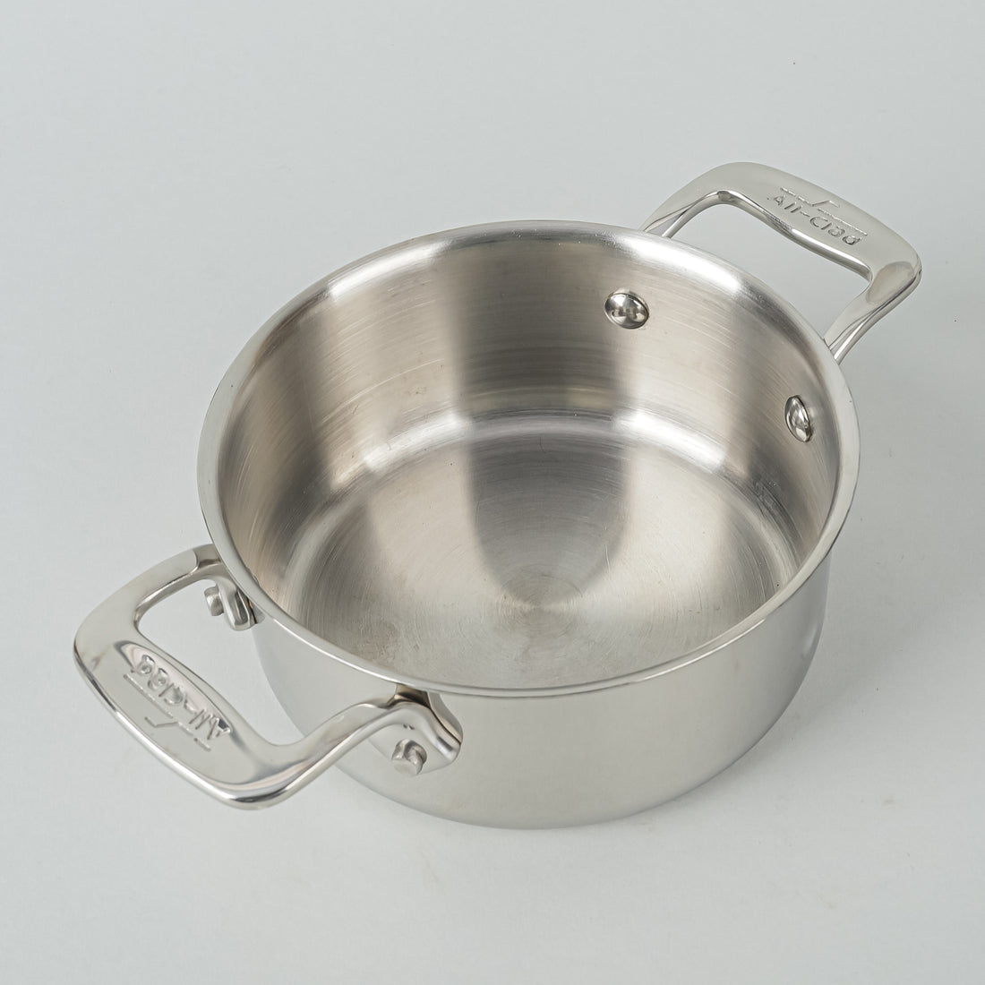 ALL CLAD Stainless Steel Mini Covered Dutch Oven 0.5QT