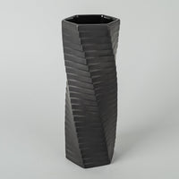 ROSENTHAL Werner Uhl PISA Porcelain Noir Vase