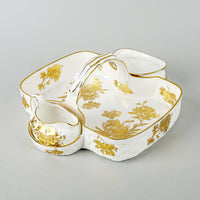HAMMERSLEY Golden Cornflower 5129 Berry Server 3 Pieces