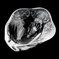 LALIQUE Floral Bouquet Ashtray