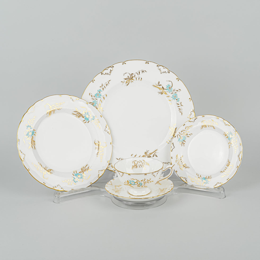 ROYAL CROWN DERBY St Claire A1219 7 Place Settings                     Plus Extras