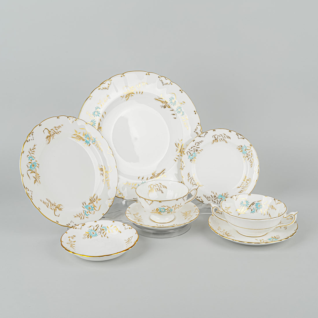 ROYAL CROWN DERBY St Claire A1219 7 Place Settings                     Plus Extras