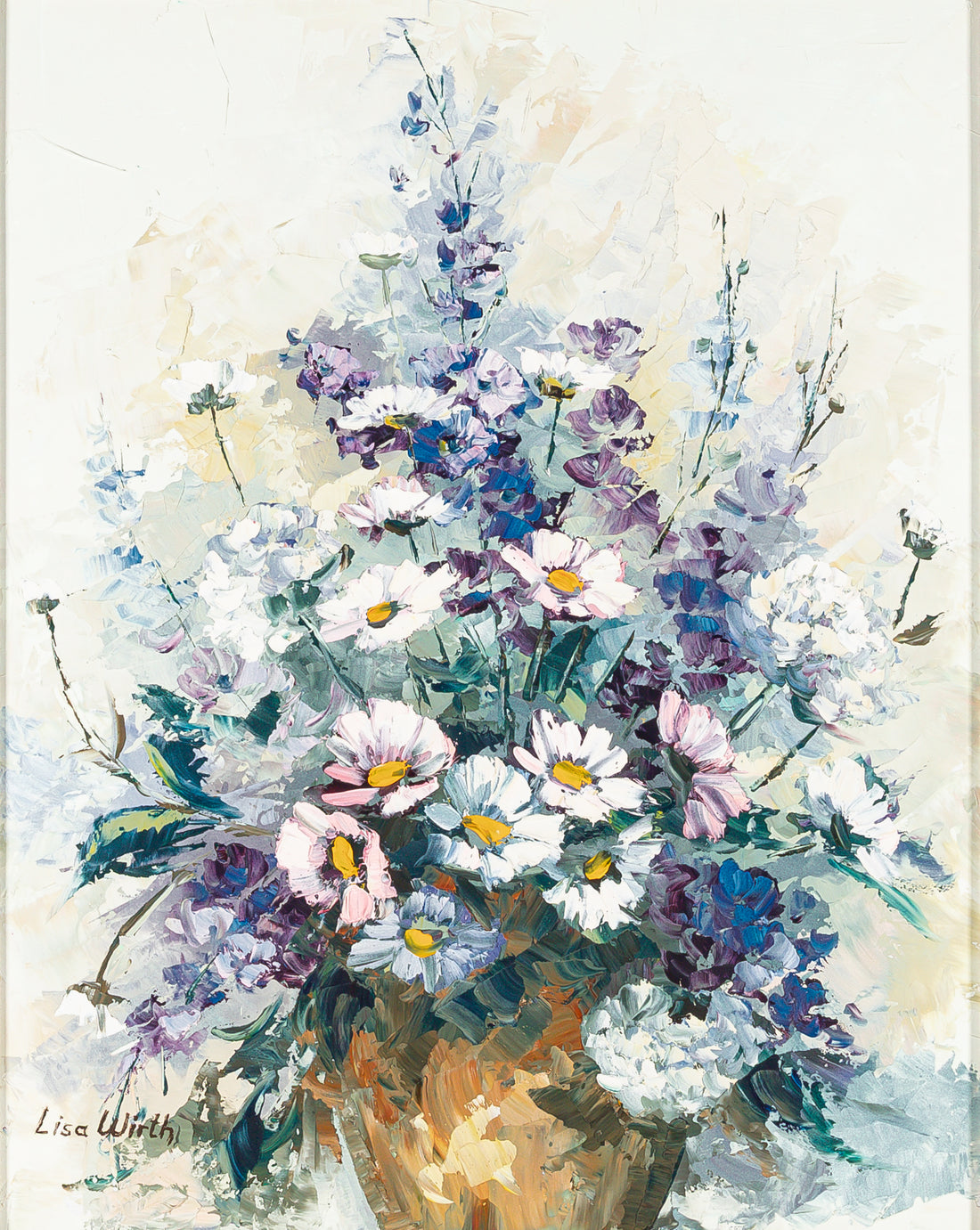 Lisa Wirth (Canadian 1923-2017) "Blue Royalty"
