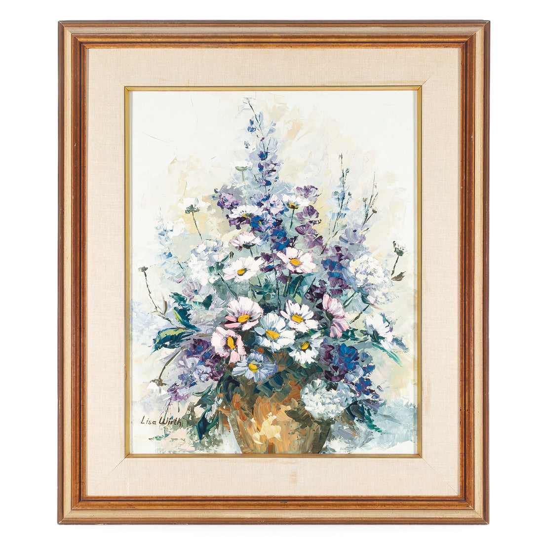 Lisa Wirth (Canadian 1923-2017) "Blue Royalty"