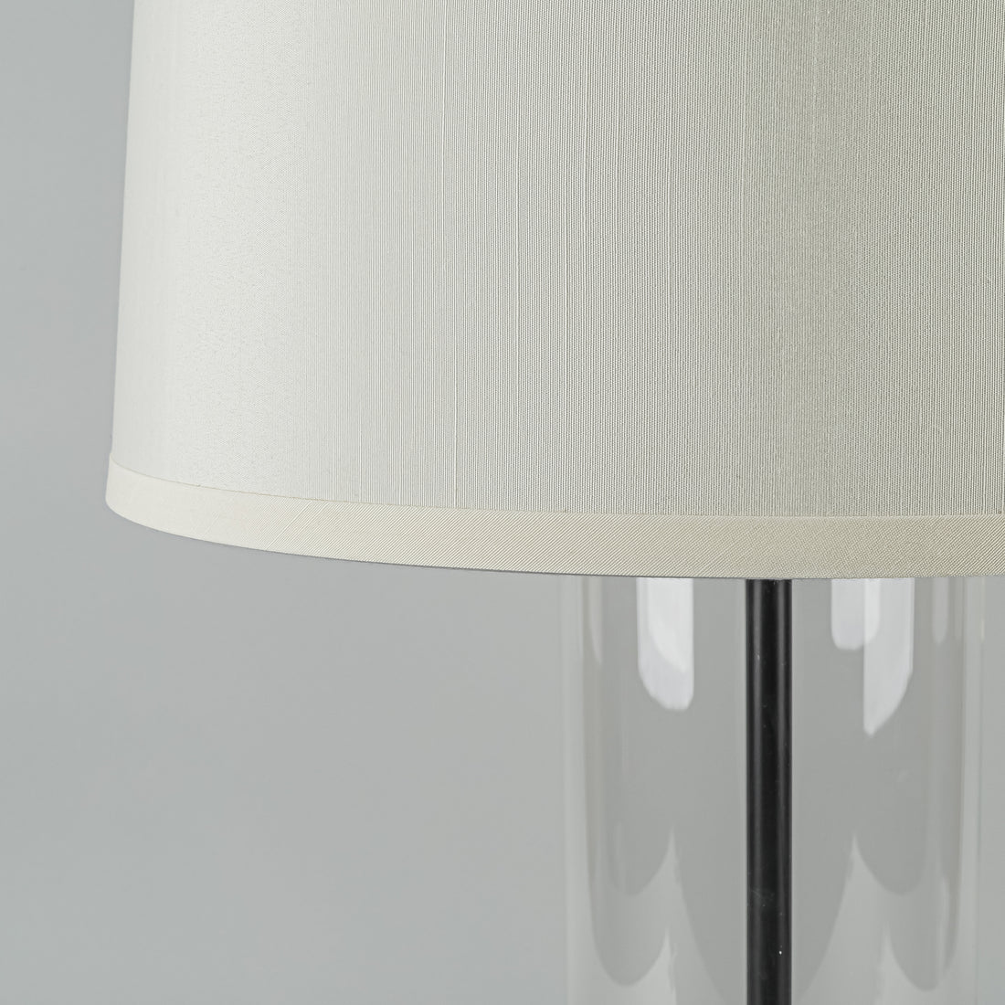 RALPH LAUREN Payton Rubbed Bronze Finish And Glass Lamps With Shades - Set Of 2