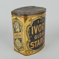 ST LAWRENCE STARCH CO  Starch Tin Commemorating Queen Victoria