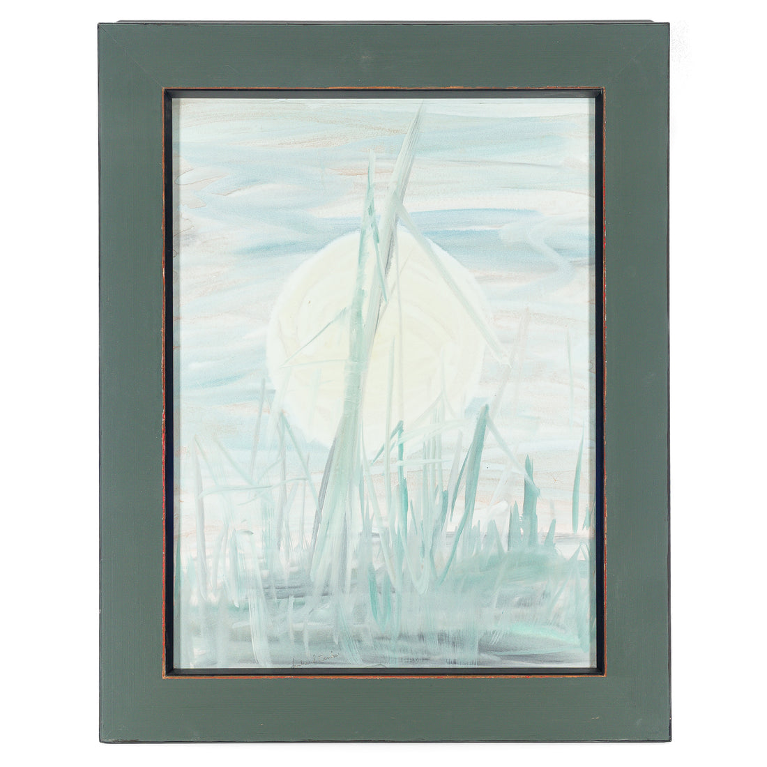 Sandra Banks "Swamp Moon"          Acrylic On Paper