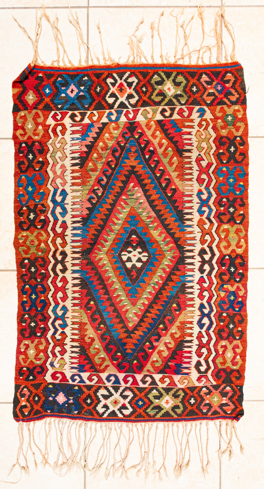 Flatweave Wool Kilim Rug 48"x30"