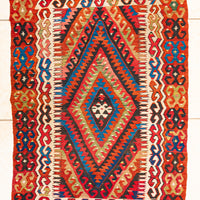 Flatweave Wool Kilim Rug 48"x30"