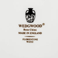 WEDGWOOD Florentine Black W4312 Cake Plate w/Handles