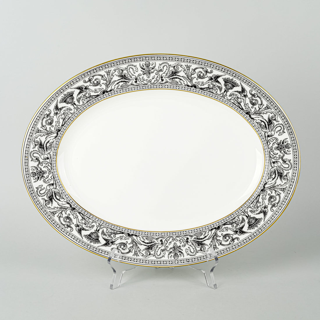 WEDGWOOD Florentine Black W4312 Platter