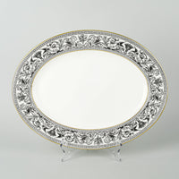 WEDGWOOD Florentine Black W4312 Platter