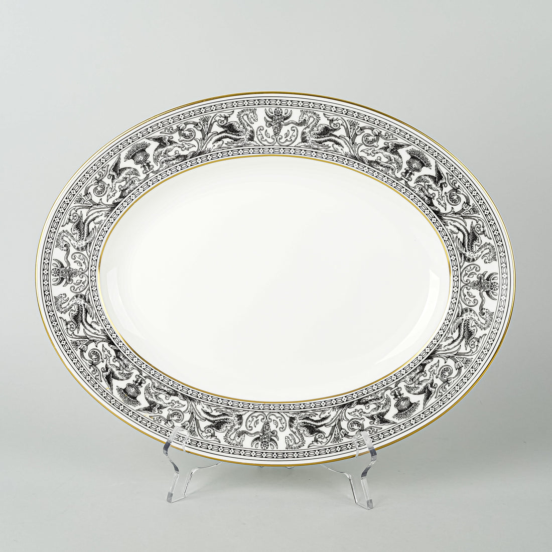WEDGWOOD Florentine Black W4312 Platter