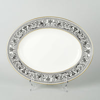 WEDGWOOD Florentine Black W4312 Platter