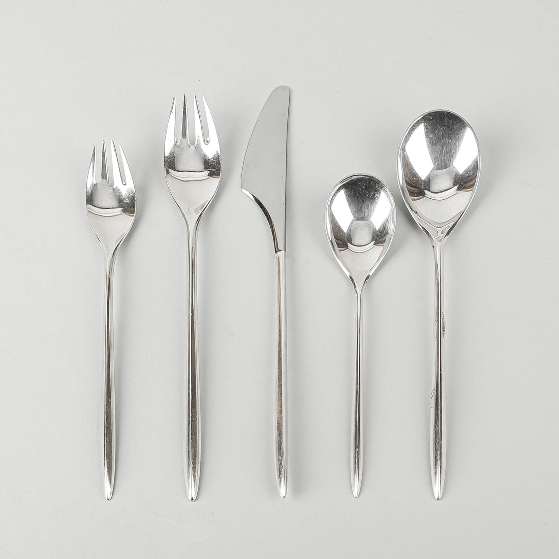 COHR Denmark Trinita Sterling Flatware Set 11 Place Settings